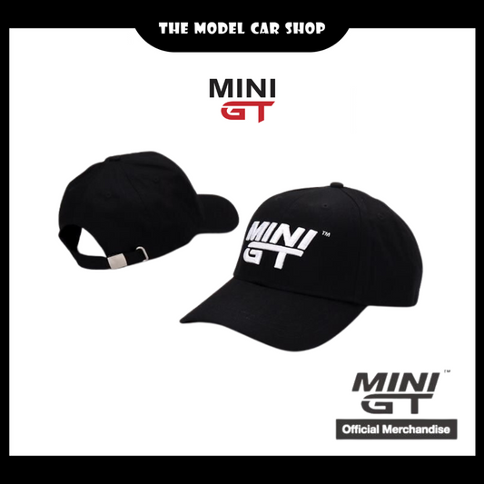 [MINI GT] Official Merchandise MINI GT Cap - Black (One Size Fit Most)
