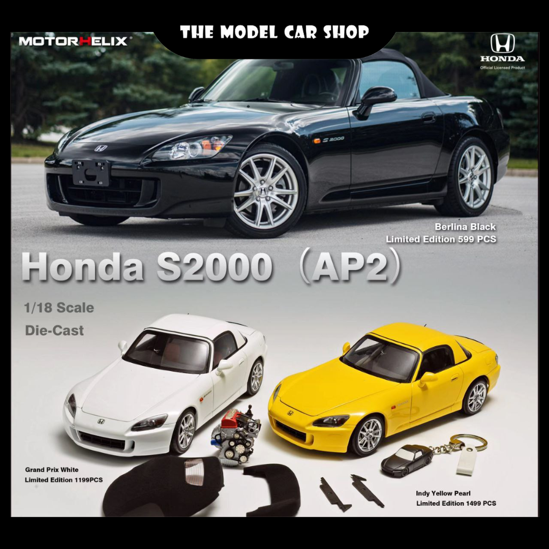 [Motorhelix] Honda S2000 With Fully Openable Parts