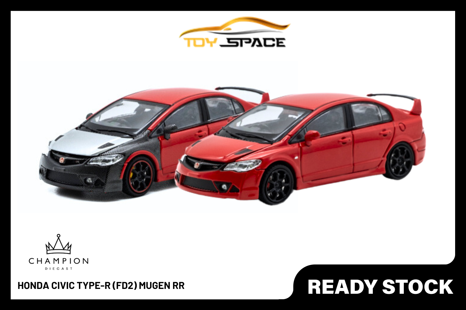 [CHAMPION DIECAST] 1/64 Mugen RR - Toy Space Diecast Online Store Singapore