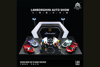 [MOREART] 1/64 Lamborghini Auto Show - Toy Space Diecast Online Store Singapore