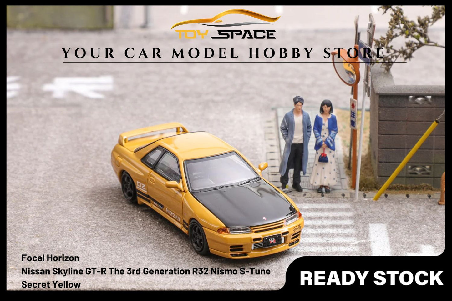 [FOCAL HORIZON] 1/64 Skyline GT-R The 3rd Generation R32 Nismo S-Tune - Toy Space Diecast Online Store Singapore