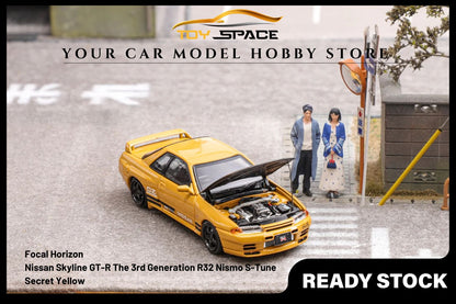 [FOCAL HORIZON] 1/64 Skyline GT-R The 3rd Generation R32 Nismo S-Tune - Toy Space Diecast Online Store Singapore