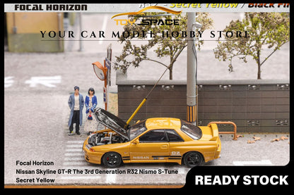 [FOCAL HORIZON] 1/64 Skyline GT-R The 3rd Generation R32 Nismo S-Tune - Toy Space Diecast Online Store Singapore