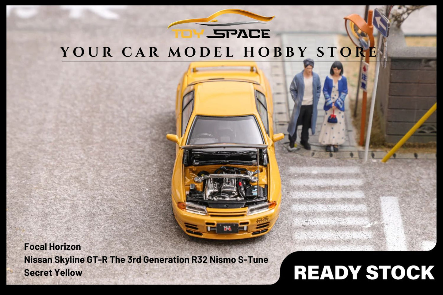 [FOCAL HORIZON] 1/64 Skyline GT-R The 3rd Generation R32 Nismo S-Tune - Toy Space Diecast Online Store Singapore