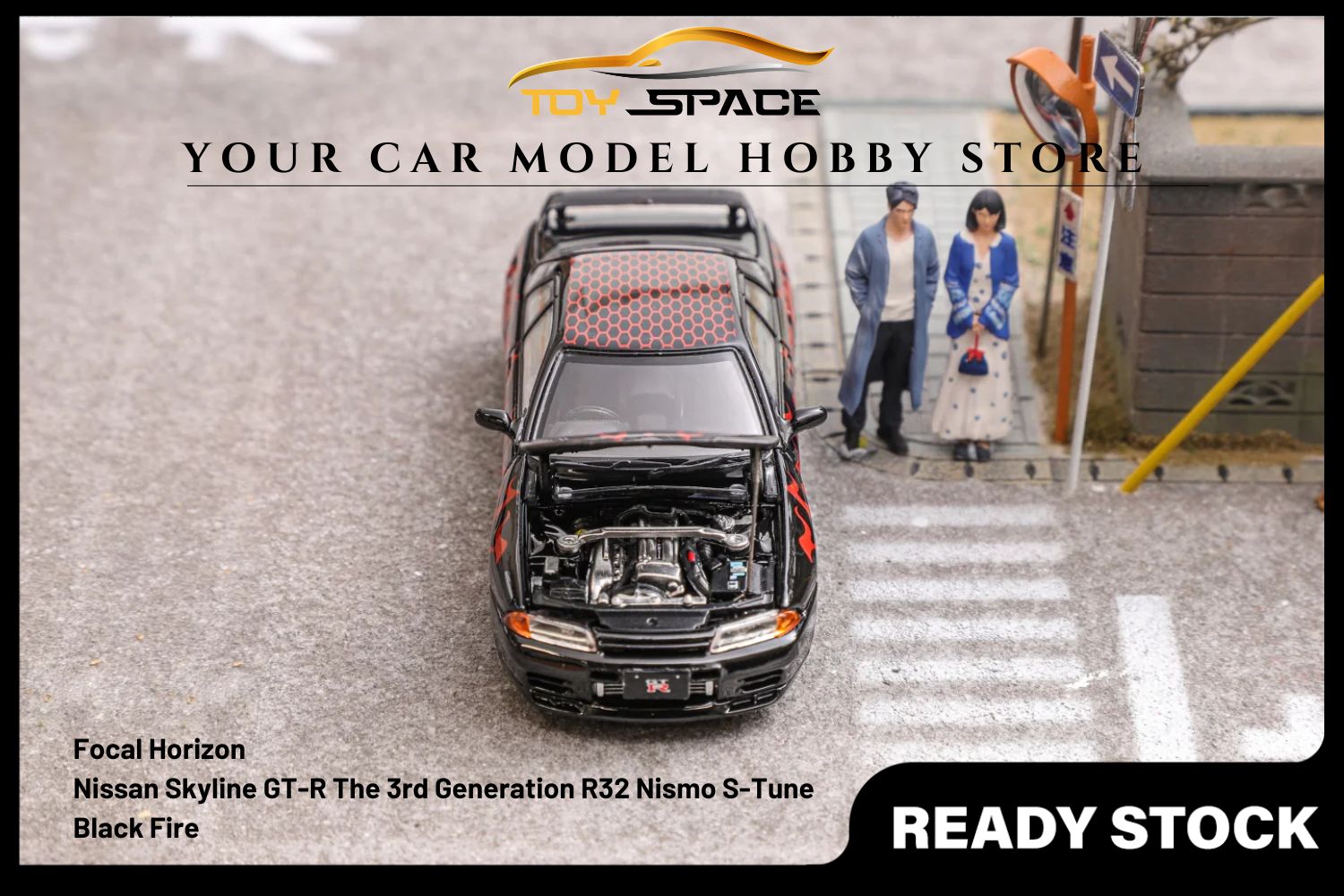 [FOCAL HORIZON] 1/64 Skyline GT-R The 3rd Generation R32 Nismo S-Tune - Toy Space Diecast Online Store Singapore