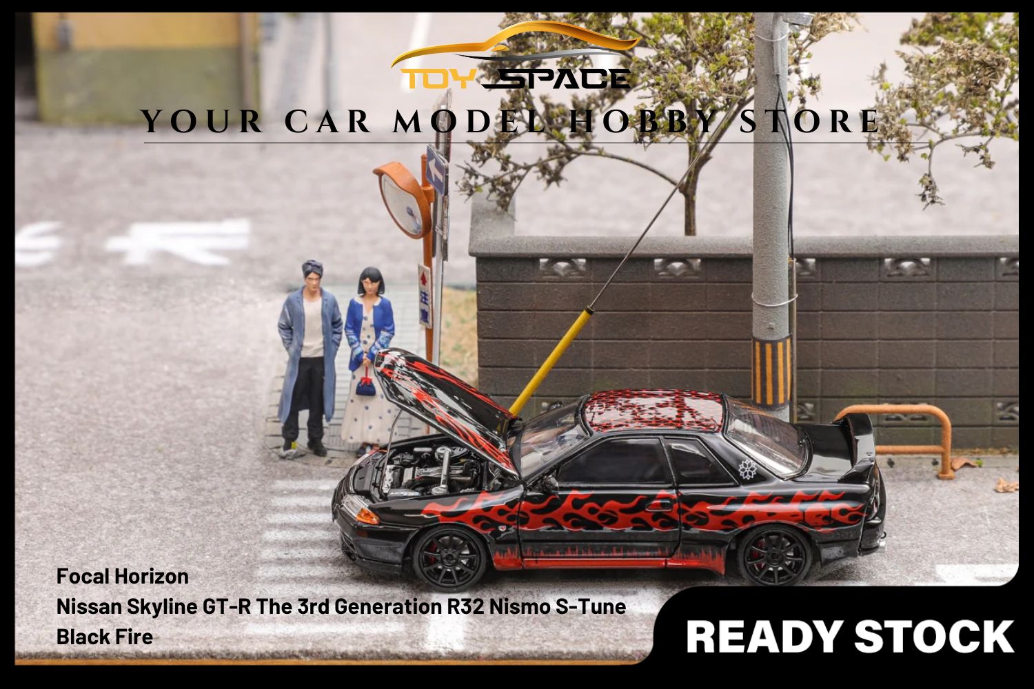 [FOCAL HORIZON] 1/64 Skyline GT-R The 3rd Generation R32 Nismo S-Tune - Toy Space Diecast Online Store Singapore