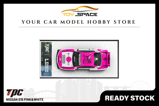[TPC] 1:64 Nissan S15 Pink&White - Toy Space Diecast Online Store Singapore