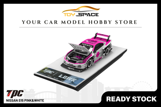 [TPC] 1:64 Nissan S15 Pink&White - Toy Space Diecast Online Store Singapore