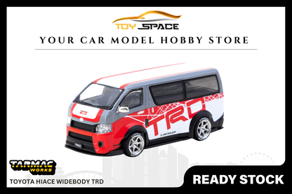 [TARMAC WORKS] 1:64 Toyota Hiace Widebody TRD - Toy Space Diecast Online Store Singapore