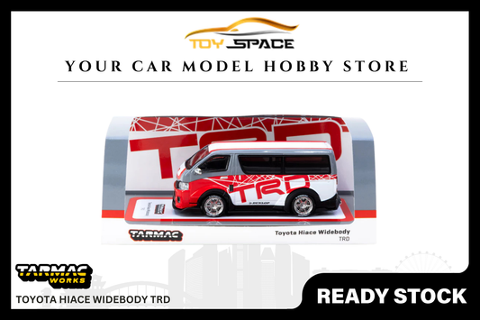 [TARMAC WORKS] 1:64 Toyota Hiace Widebody TRD - Toy Space Diecast Online Store Singapore