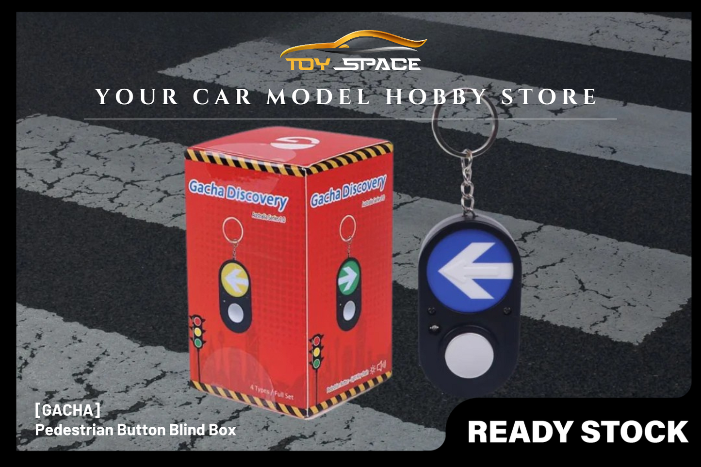 [GACHA] Pedestrian Button Blind Box - Toy Space Diecast Online Store Singapore