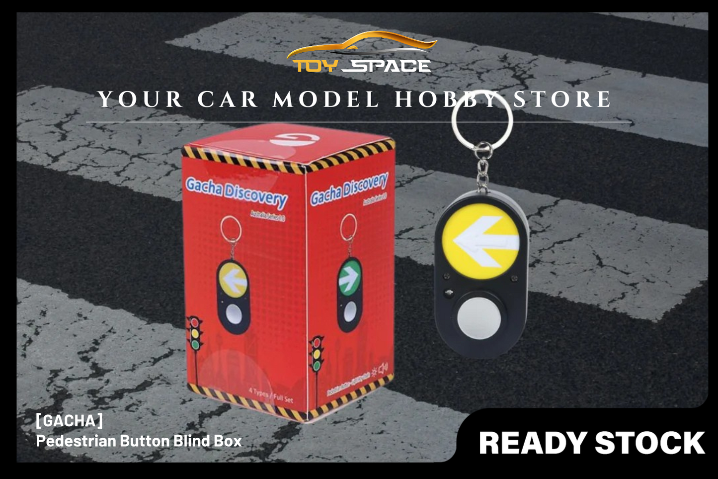 [GACHA] Pedestrian Button Blind Box - Toy Space Diecast Online Store Singapore