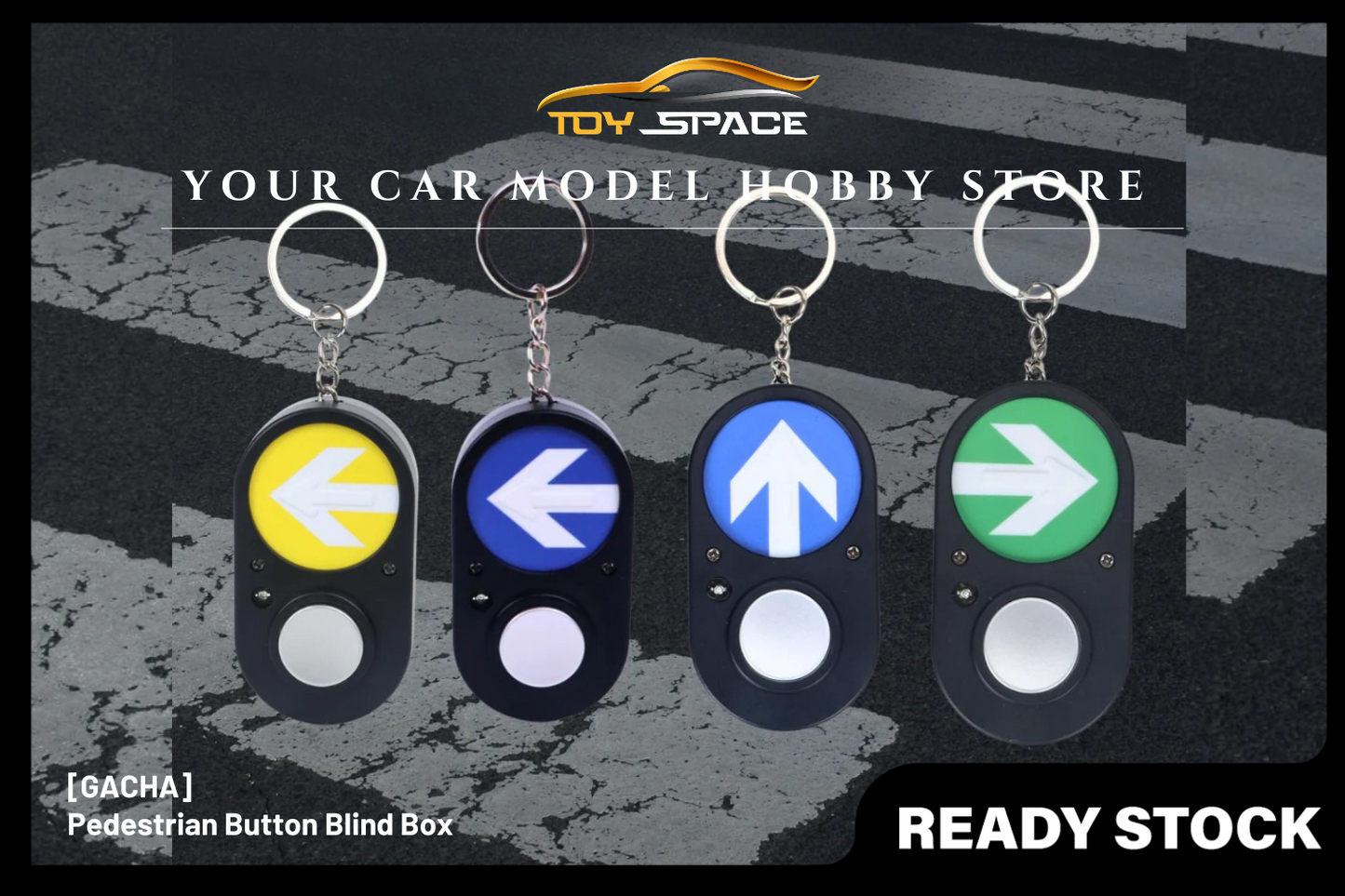 [GACHA] Pedestrian Button Blind Box - Toy Space Diecast Online Store Singapore