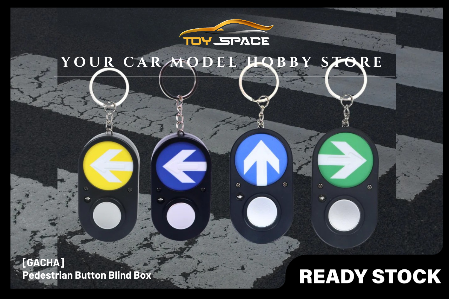 [GACHA] Pedestrian Button Blind Box - Toy Space Diecast Online Store Singapore