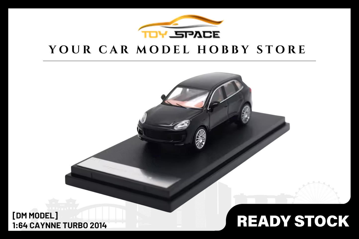 [DM MODEL] 1:64 Cayenne Turbo 2014 - Toy Space Diecast Online Store Singapore