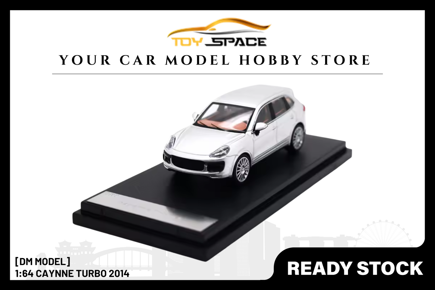 [DM MODEL] 1:64 Cayenne Turbo 2014 - Toy Space Diecast Online Store Singapore