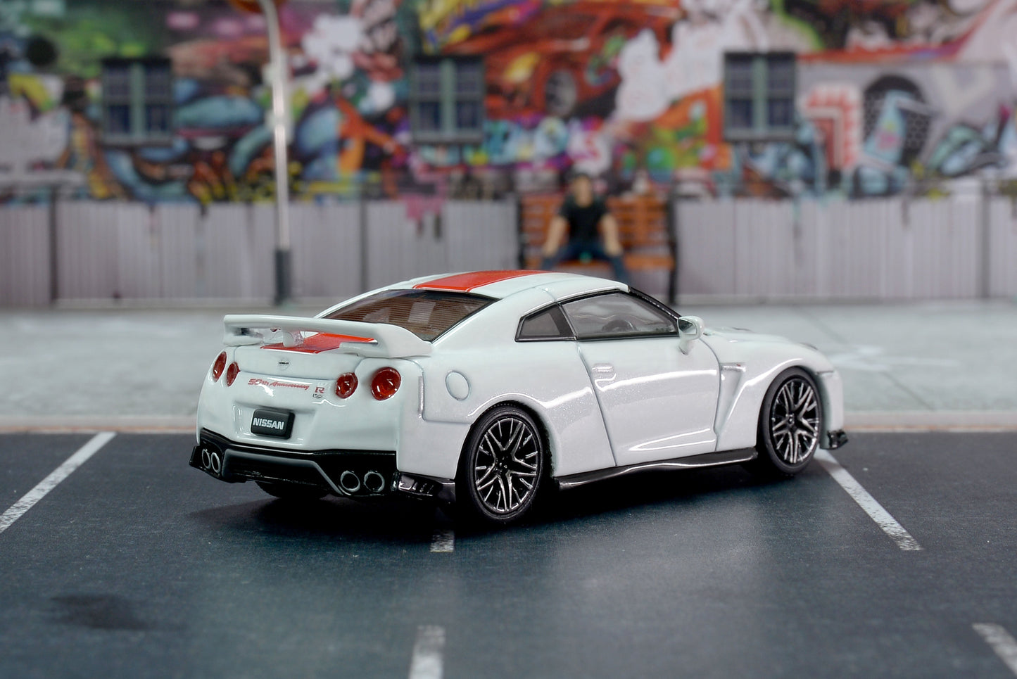[MOTORHELIX] 1/64 Nissan GT-R (R35) 50th Anniversary [Limited 999 pcs] - Toy Space Diecast Online Store Singapore