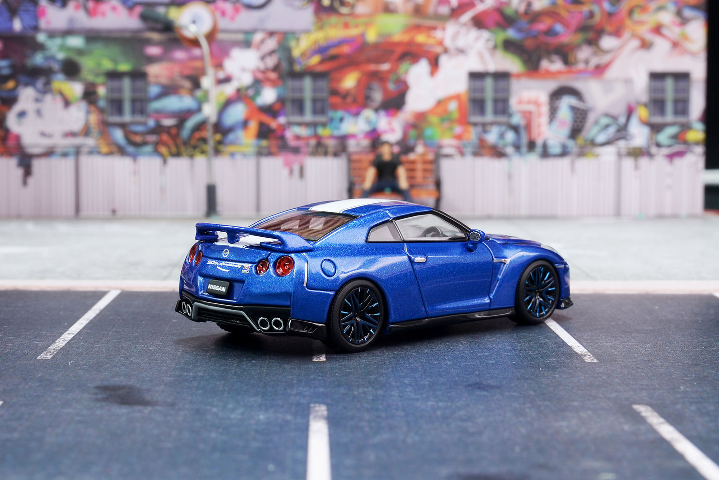[MOTORHELIX] 1/64 Nissan GT-R (R35) 50th Anniversary [Limited 999 pcs] - Toy Space Diecast Online Store Singapore