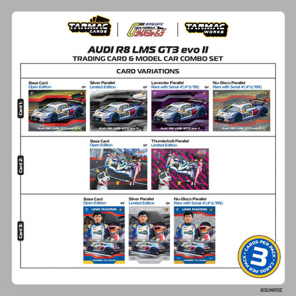 [TARMAC WORKS] 1:64 Audi R8 LMS GT3 Evo II Macau GT Cup - FIA GT World Cup 2024 Uno Racing James Yu - Toy Space Diecast Online Store Singapore