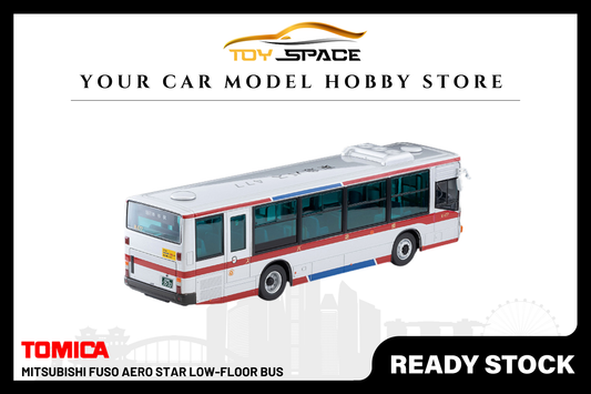 [TOMICA] Mitsubishi Fuso Aero Star Low-Floor Bus - Toy Space Diecast Online Store Singapore
