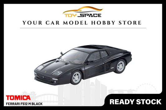 [TOMICA] Ferrari F512 M Black - Toy Space Diecast Online Store Singapore