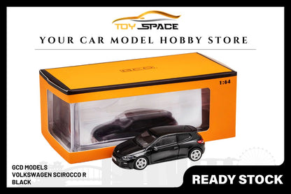 [GCD] 1/64 Volkswagen Scirocco R - Black - Toy Space Diecast Online Store Singapore
