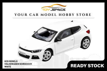 [GCD] 1/64 Volkswagen Scirocco R - White - Toy Space Diecast Online Store Singapore