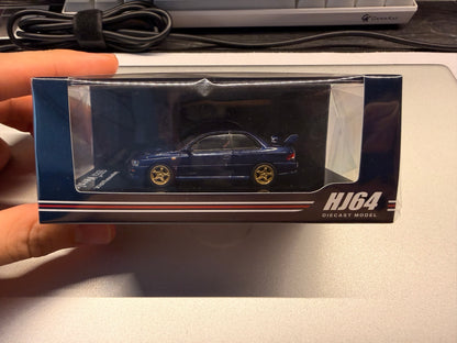 1/64 Subaru Impreza HJ Gran Blue Mica