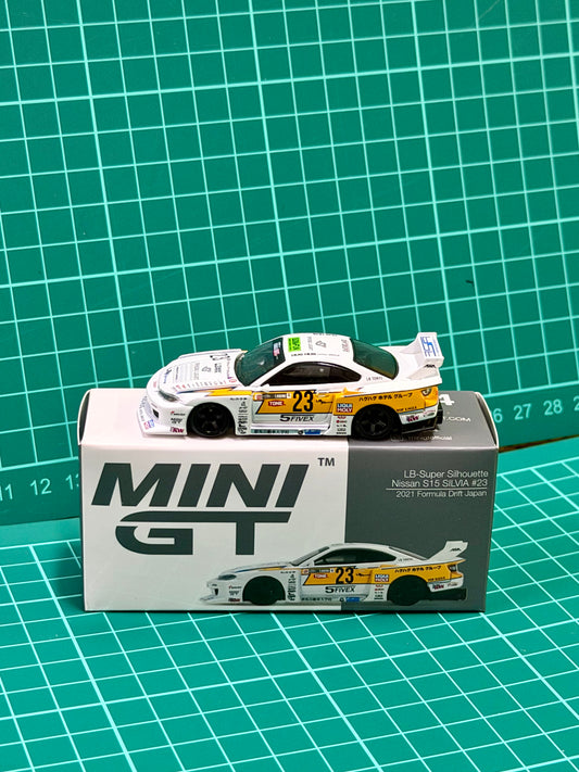 MINI GT 1/64 LB-super Silhouette Nissan S15 Silvia #23 2021 Formula Drift #434