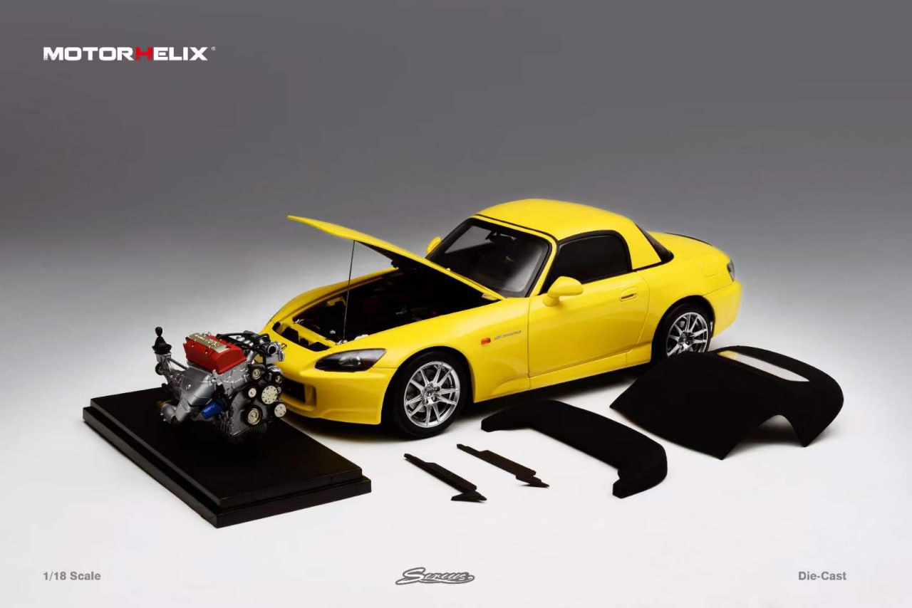 [Motorhelix] Honda S2000 With Fully Openable Parts