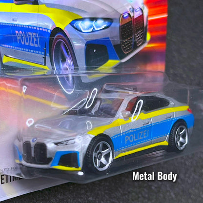 Matchbox BMW i4 Police Sedan 2023 (New Casting) BMW Short Card Matchbox 2025 New Car Collections Hotwheels BMW i4 Police Car Hotwheel bmw Matchbox bmw m4 sedan car toy Diecast Car Matchbox Model Car BMW I4 Polis Sedan Matchbox 2023 BMW i4