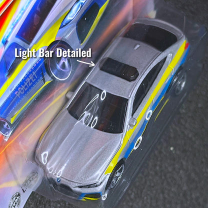 Matchbox BMW i4 Police Sedan 2023 (New Casting) BMW Short Card Matchbox 2025 New Car Collections Hotwheels BMW i4 Police Car Hotwheel bmw Matchbox bmw m4 sedan car toy Diecast Car Matchbox Model Car BMW I4 Polis Sedan Matchbox 2023 BMW i4